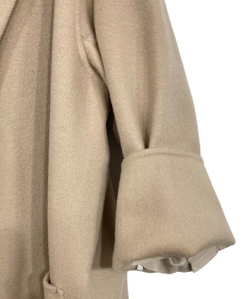 23区（ニジュウサンク）23区 (ニジュウサンク) ウールカシミヤリバーコート ベージュ サイズ:30の古着・服飾アイテム