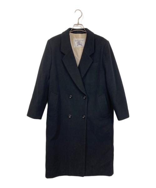 Burberry's（バーバリー）Burberry's (バーバリーズ) カシミヤブレンドチェスターコート ブラック サイズ:9ARの古着・服飾アイテム