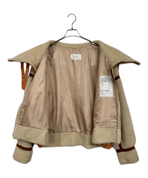 LQUARTET（エルカルテット）LQUARTET (エルカルテット) ボアジャケット ベージュ サイズ:Mの古着・服飾アイテム