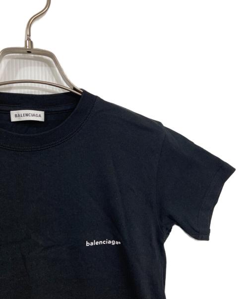 BALENCIAGA（バレンシアガ）BALENCIAGA (バレンシアガ) ロゴTシャツ ブラック サイズ:XSの古着・服飾アイテム