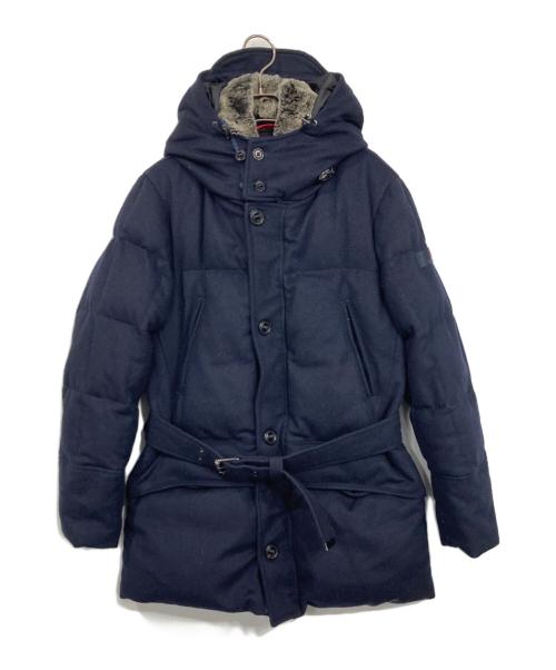 PEUTEREY（ピューテリー）PEUTEREY (ピューテリー) ウールダウンジャケット/ハリケーン ネイビー サイズ:46の古着・服飾アイテム