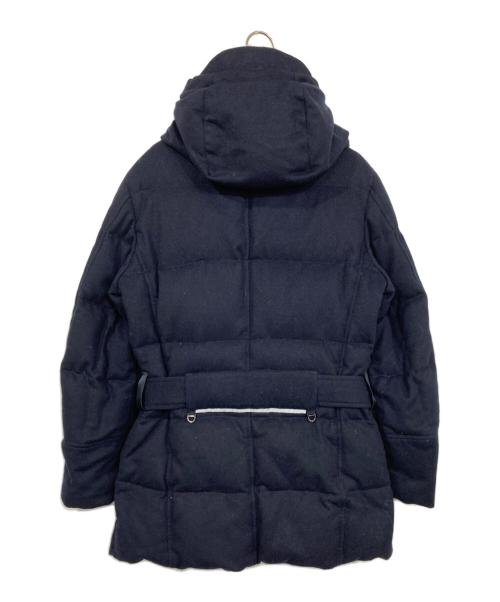 PEUTEREY（ピューテリー）PEUTEREY (ピューテリー) ウールダウンジャケット/ハリケーン ネイビー サイズ:46の古着・服飾アイテム
