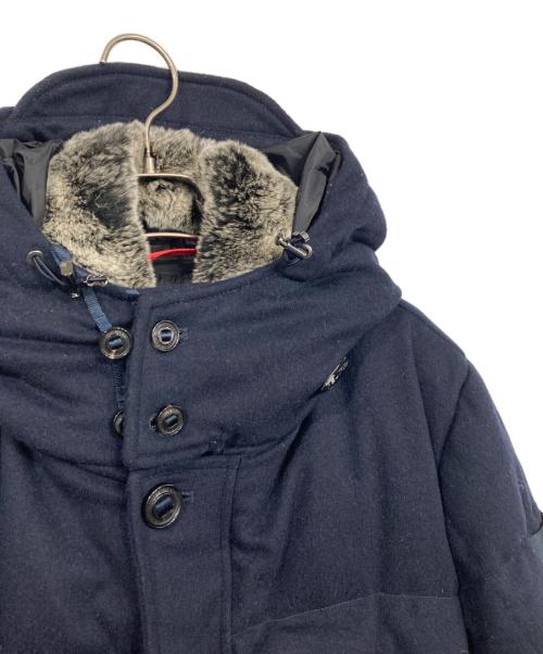 PEUTEREY（ピューテリー）PEUTEREY (ピューテリー) ウールダウンジャケット/ハリケーン ネイビー サイズ:46の古着・服飾アイテム