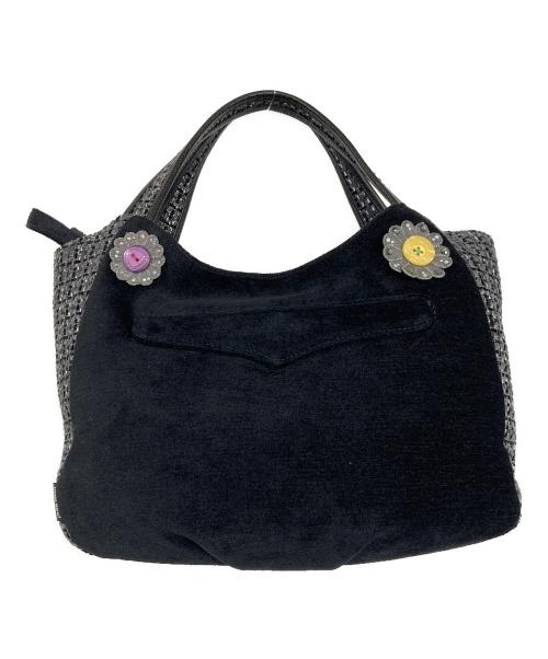 Think Bee!（シンクビー!）Think Bee! (シンクビー!) マルガリータハンドバッグ ブラック×グレーの古着・服飾アイテム