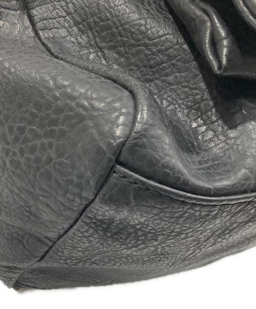 DIESEL（ディーゼル）DIESEL (ディーゼル) レザーボストンバッグ ブラックの古着・服飾アイテム