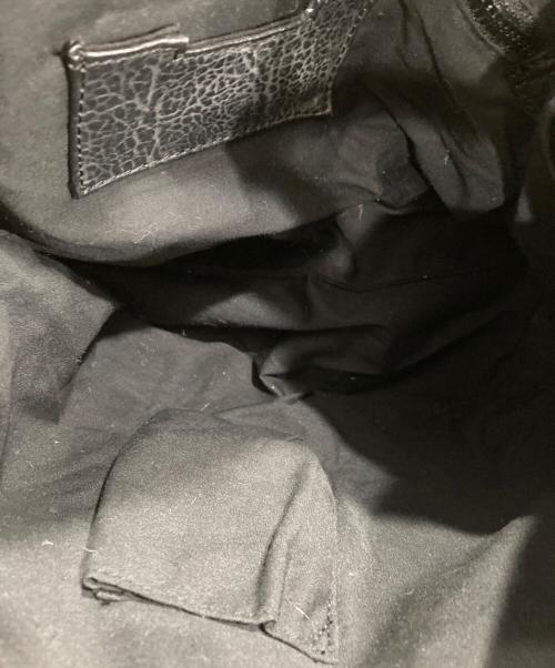 DIESEL（ディーゼル）DIESEL (ディーゼル) レザーボストンバッグ ブラックの古着・服飾アイテム