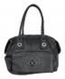 DIESEL（ディーゼル）の古着「レザーボストンバッグ」｜ブラック