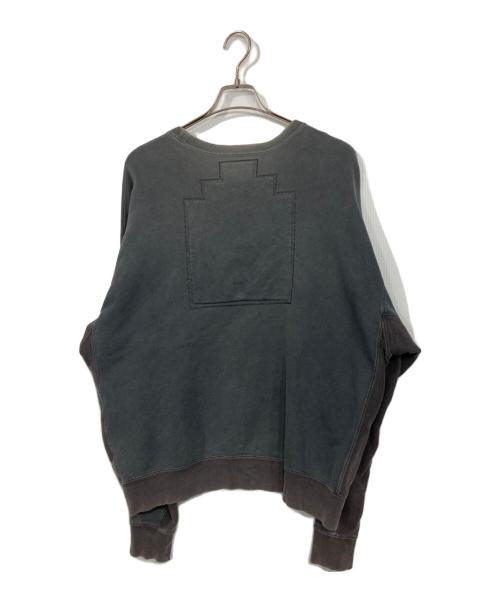 C.E（シーイー）C.E (シーイー) OVERDYE EMB FRAME CREW NECK グレー サイズ:Lの古着・服飾アイテム