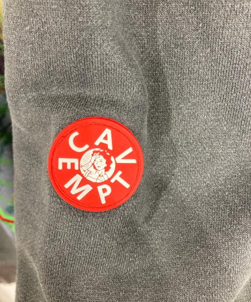 C.E（シーイー）C.E (シーイー) OVERDYE EMB FRAME CREW NECK グレー サイズ:Lの古着・服飾アイテム