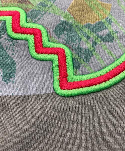 C.E（シーイー）C.E (シーイー) OVERDYE EMB FRAME CREW NECK グレー サイズ:Lの古着・服飾アイテム