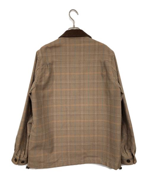 FRED PERRY（フレッドペリー）FRED PERRY (フレッドペリー) LONG LINE JACKET ブラウン サイズ:Mの古着・服飾アイテム