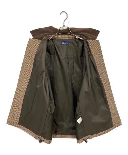 FRED PERRY（フレッドペリー）FRED PERRY (フレッドペリー) LONG LINE JACKET ブラウン サイズ:Mの古着・服飾アイテム