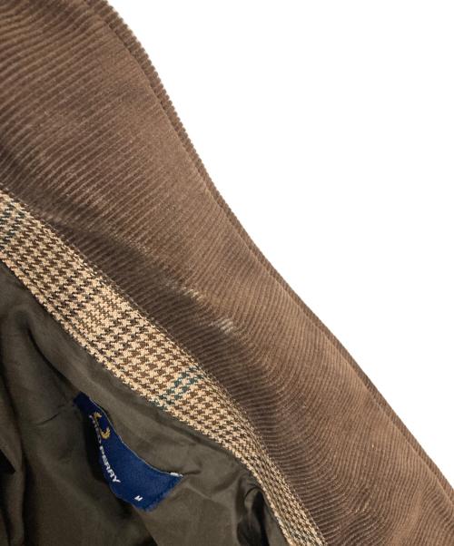 FRED PERRY（フレッドペリー）FRED PERRY (フレッドペリー) LONG LINE JACKET ブラウン サイズ:Mの古着・服飾アイテム