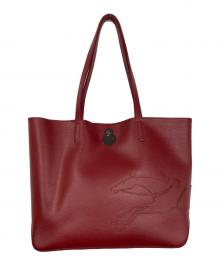 LONGCHAMP（ロンシャン）の古着「Shop-Itトートバッグ」｜レッド