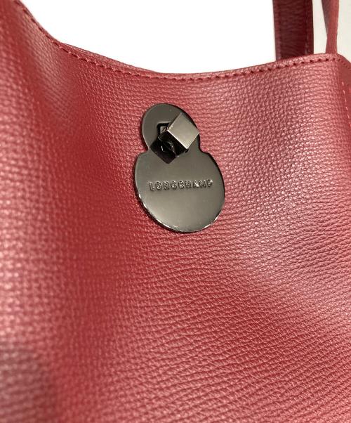 LONGCHAMP（ロンシャン）LONGCHAMP (ロンシャン) Shop-Itトートバッグ レッドの古着・服飾アイテム