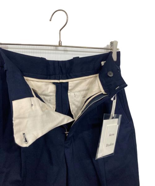 Acne studios（アクネ ストゥディオス）ACNE STUDIOS (アクネ ストゥディオス) スラックス ネイビー サイズ:44 未使用品の古着・服飾アイテム