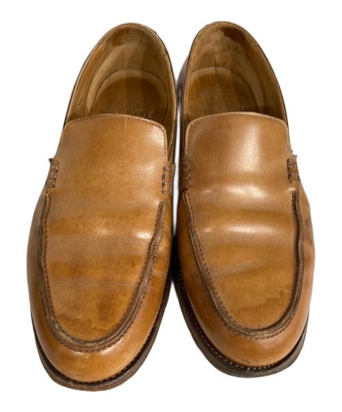 Crockett & Jones（クロケット＆ジョーンズ）Crockett & Jones (クロケット＆ジョーンズ) スリッポンシューズ ブラウン サイズ:7Eの古着・服飾アイテム