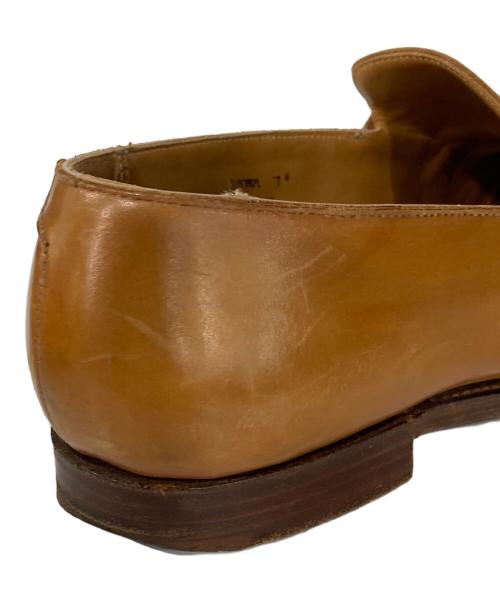 Crockett & Jones（クロケット＆ジョーンズ）Crockett & Jones (クロケット＆ジョーンズ) スリッポンシューズ ブラウン サイズ:7Eの古着・服飾アイテム