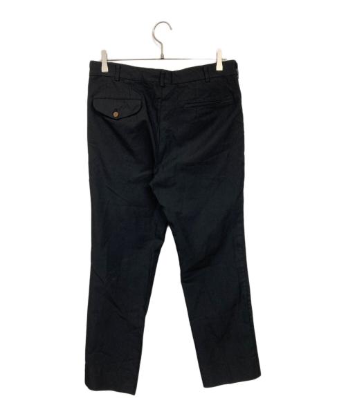 COMME des GARCONS（コムデギャルソン）COMME des GARCONS (コムデギャルソン) ポリ縮絨ストレートパンツ ブラック サイズ:Mの古着・服飾アイテム