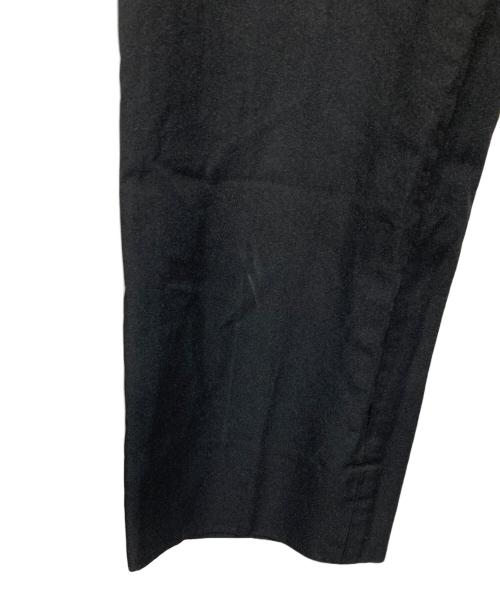 COMME des GARCONS（コムデギャルソン）COMME des GARCONS (コムデギャルソン) ポリ縮絨ストレートパンツ ブラック サイズ:Mの古着・服飾アイテム