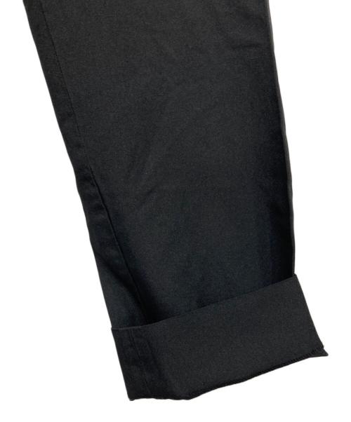 COMME des GARCONS（コムデギャルソン）COMME des GARCONS (コムデギャルソン) ポリ縮絨ストレートパンツ ブラック サイズ:Mの古着・服飾アイテム