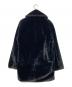 Hysteric Glamour (ヒステリックグラマー) フェイクファー 4ツ釦チェスターコート ブラック サイズ:FREE：12000円