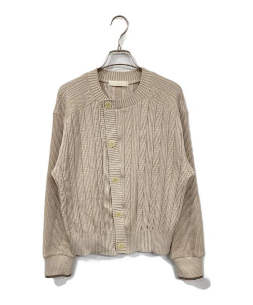 PUBLIC TOKYO（パブリックトウキョウ）PUBLIC TOKYO (パブリックトウキョウ) コットンカーディガン ベージュ サイズ:FREEの古着・服飾アイテム