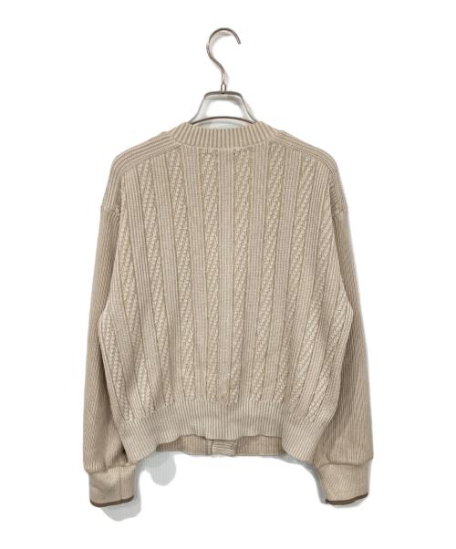 PUBLIC TOKYO（パブリックトウキョウ）PUBLIC TOKYO (パブリックトウキョウ) コットンカーディガン ベージュ サイズ:FREEの古着・服飾アイテム