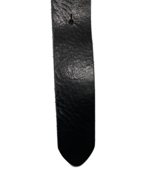 DIESEL（ディーゼル）DIESEL (ディーゼル) バックルレザーベルト ブラックの古着・服飾アイテム