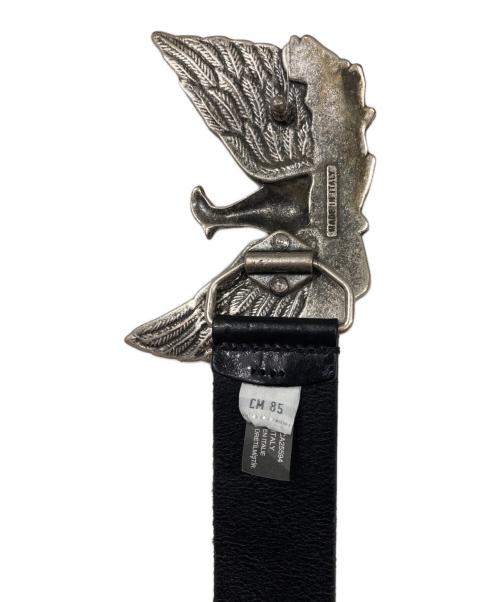 DIESEL（ディーゼル）DIESEL (ディーゼル) バックルレザーベルト ブラックの古着・服飾アイテム