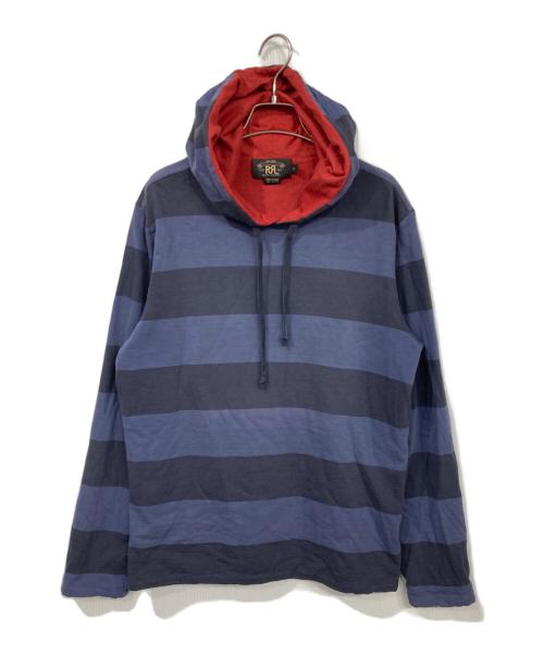 RRL（ダブルアールエル）RRL (ダブルアールエル) プルオーバーパーカー ブルー サイズ:Mの古着・服飾アイテム