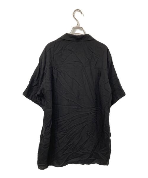 WILD SIDE YOHJI YAMAMOTO（ワイルドサイド ヨウジ ヤマモト）WILD SIDE YOHJI YAMAMOTO (ワイルドサイド ヨウジ ヤマモト) Embroidery Short Sleeve Shirt ブラック サイズ:3の古着・服飾アイテム