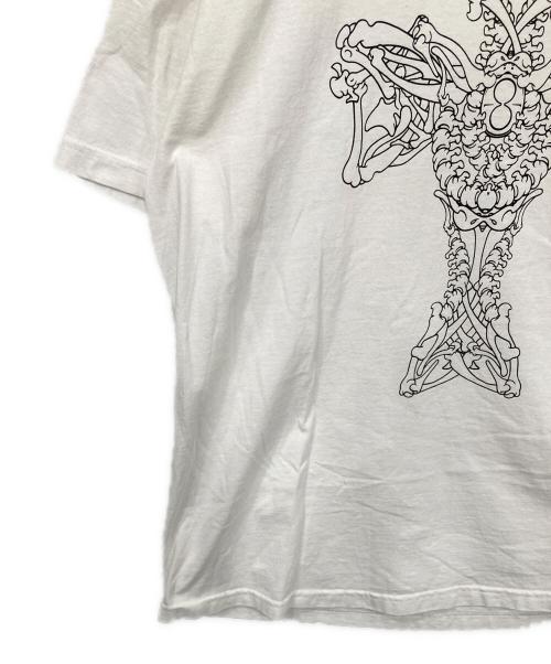 Y's for men（ワイズフォーメン）Y's for men (ワイズフォーメン) MASSES (マシス) COTTON SINGLE PRINT ROUND NECK SHORT SLEEVE T ホワイト サイズ:XLの古着・服飾アイテム