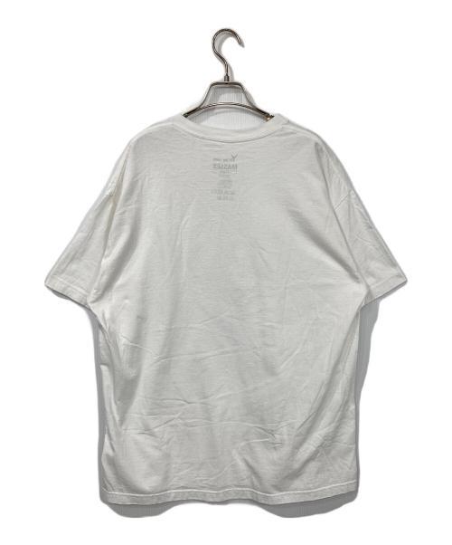 Y's for men（ワイズフォーメン）Y's for men (ワイズフォーメン) MASSES (マシス) COTTON SINGLE PRINT ROUND NECK SHORT SLEEVE T ホワイト サイズ:XLの古着・服飾アイテム