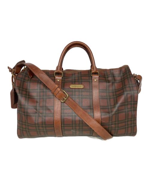 POLO RALPH LAUREN（ポロ・ラルフローレン）POLO RALPH LAUREN (ポロ・ラルフローレン) ボストンバッグ ブラウンの古着・服飾アイテム