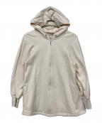 Leilianレリアン）の古着「ジップパーカー」｜ベージュ