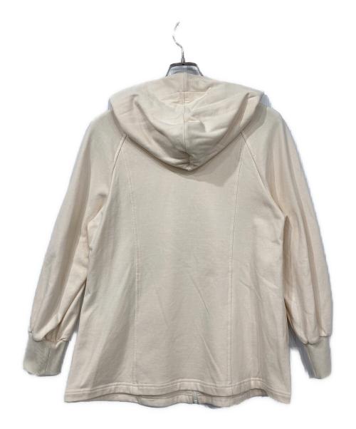 Leilian（レリアン）Leilian (レリアン) ジップパーカー ベージュ サイズ:SIZE 11の古着・服飾アイテム