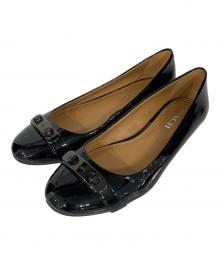 COACH（コーチ）の古着「ターンロックパンプス」｜ブラック