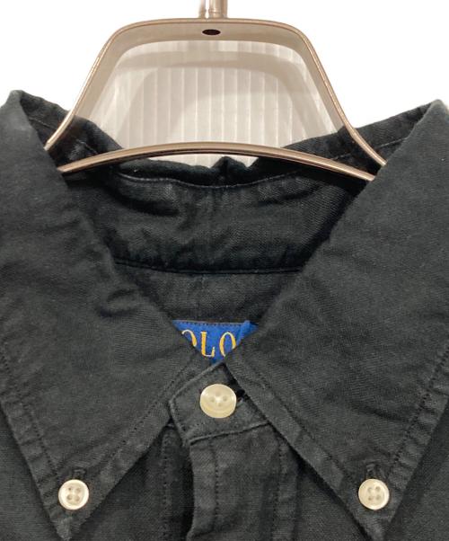 POLO RALPH LAUREN（ポロ・ラルフローレン）POLO RALPH LAUREN (ポロ・ラルフローレン) ボタンダウンシャツ ブラック サイズ:Lの古着・服飾アイテム