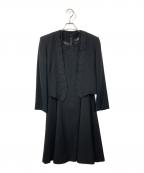 SOIR BENIRソワール ベニール）の古着「ジャケワンピセットアップ」｜ブラック