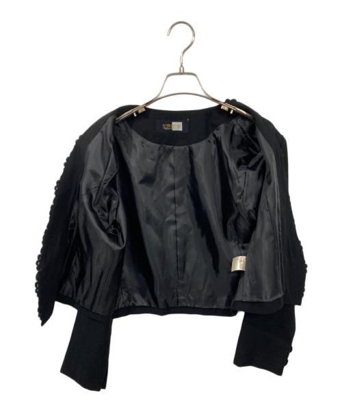 SOIR BENIR（ソワール ベニール）SOIR BENIR (ソワール ベニール) ジャケワンピセットアップ ブラック サイズ:表記消えの古着・服飾アイテム