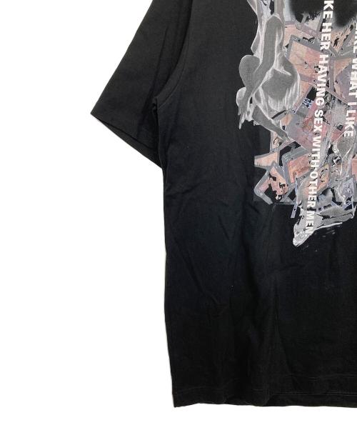 Yohji Yamamoto pour homme（ヨウジヤマモト プールオム）Yohji Yamamoto pour homme (ヨウジヤマモト プールオム) 30/-COMBED SINGLE JERSEY BASIC SHORT SLV PT C ブラック サイズ:3の古着・服飾アイテム