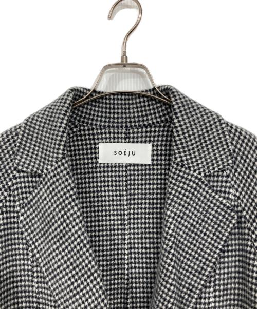 SOEJU（ソージュ）SOEJU (ソージュ) ウールリバーローブコート グレー サイズ:Mの古着・服飾アイテム