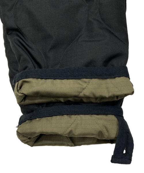 TAION（タイオン）TAION (タイオン) MILITARY W-ZIP V NECK DOWN JKT ブラック サイズ:Lの古着・服飾アイテム