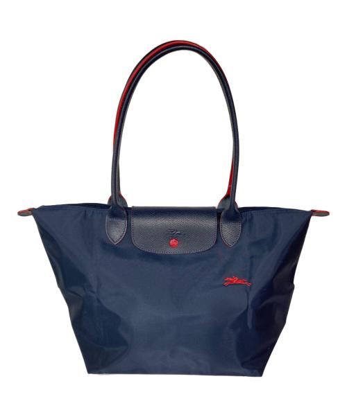 LONGCHAMP（ロンシャン）LONGCHAMP (ロンシャン) LE PLIAGE CLUB SHOULDER BAG ネイビーの古着・服飾アイテム