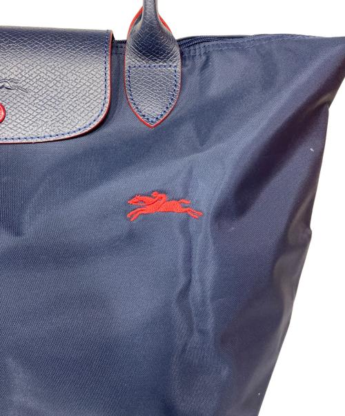 LONGCHAMP（ロンシャン）LONGCHAMP (ロンシャン) LE PLIAGE CLUB SHOULDER BAG ネイビーの古着・服飾アイテム