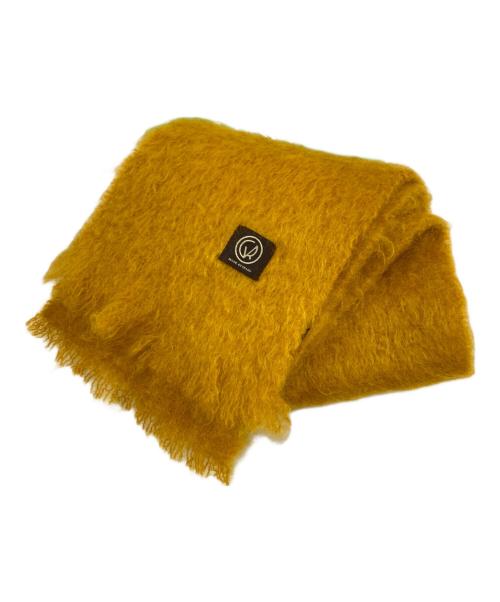 MANTAS EZCARAY（マンタスエスカレイ）MANTAS EZCARAY (マンタスエスカレイ) モヘアマフラー イエローの古着・服飾アイテム