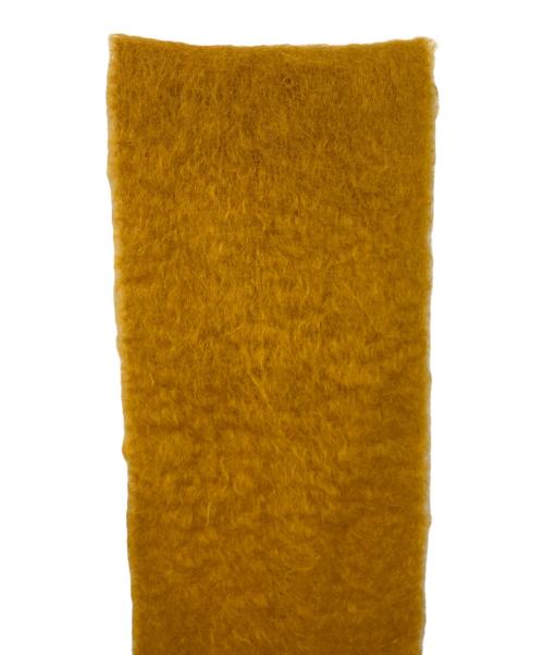 MANTAS EZCARAY（マンタスエスカレイ）MANTAS EZCARAY (マンタスエスカレイ) モヘアマフラー イエローの古着・服飾アイテム