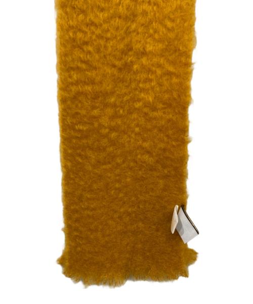 MANTAS EZCARAY（マンタスエスカレイ）MANTAS EZCARAY (マンタスエスカレイ) モヘアマフラー イエローの古着・服飾アイテム