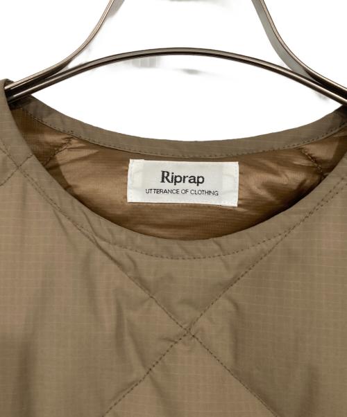 riprap（リップラップ）riprap (リップラップ) DOWN TEE ブラウン サイズ:表記無しの古着・服飾アイテム